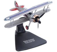 Oxford Diecast Gloster Gladiator Fighter Aircraft No. 72 Squadron, Church Fenton (1937) British Royal Air Force Oxford Aviation Series 1/72 Diecast Model Airplane AC122
