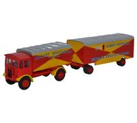 Oxford Diecast 1:76 AEC Matador and Trailer Robert Brothers Collectable model 76AEC019