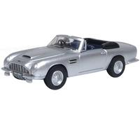 Oxford Diecast 1:76 Aston Martin DB6 MkII Volante Silver Birch Collectable model 76DB6002