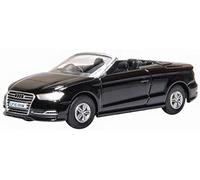 Oxford Diecast Collectable Model Audi S3 Cabriolet 1:76 Mythos Black 76S3002
