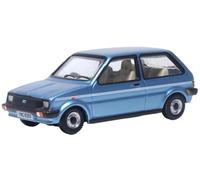Oxford Diecast 76MET002 Austin Mini Metro Denim Blue Metallic OO Gauge
