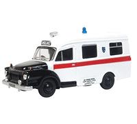 Oxford Diecast 76BED008 Bedford J1 Lomas Ambulance Aberystwyth