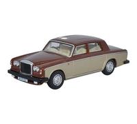 Oxford Diecast 76BT2002 Bentley T2 Saloon Nutmeg_Silver Sand