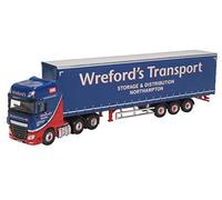Oxford Diecast 1:76 DAF XF Euro 6 Curtainside Wrefords Collectable model 76DXF002