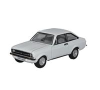 Oxford Diecast Ford Escort MK2 Diamond White 1:76 Scale Model Car for Kids, Classic Car Enthusiasts, Adults, Collectors, Hobbyists