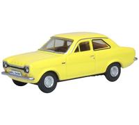 Oxford Diecast 1:76 Ford Escort Mk1 Daytona Yellow Collectable model 76FE004