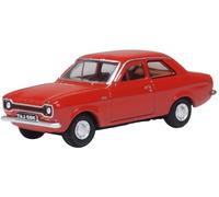 Oxford Diecast 1:76 Ford Escort MK1 Sunset Red Collectable model 76FE005