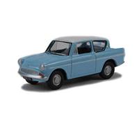 Oxford Diecast 76105007 Lt.Blue/Ermine White Ford Anglia