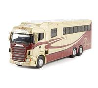 Oxford Diecast 76SHL01HB Metallic Scania Highline Horsebox