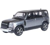 Oxford Models Diecast Car Land Rover Defender 110X 76ND110X002 Eiger Grey