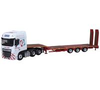 Oxford Diecast 1:76 Pollock Lift & Shift DAF XF Euro 6 Semi Low Loader Collectable model 76DXF007