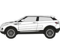 Oxford Diecast 76RR001 Range Rover Evoque White
