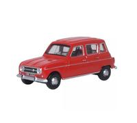 Oxford Diecast 1:76 Renault 4 Red Collectable model 76RN002