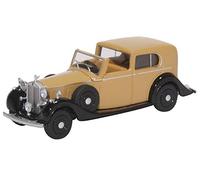 Oxford Diecast 76RRP3002 Rolls Royce Phantom 3 Fawn And Black OO Gauge