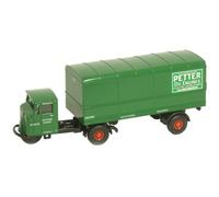 Oxford Diecast 1/76 Scale SR Mechanical Horse Van Trailer