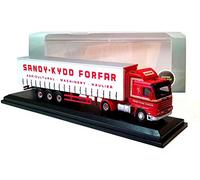 Oxford Diecast 76S143004 Scania 143 Short Curtainside Sandy Kydd
