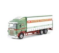 Oxford Diecast 76S94002 Scania 94D Curtainside H E Payne