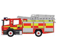 Oxford Diecast 76SFE012 Scania Pump Ladder CP28 South Wales Fire & Rescue