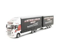 Oxford Diecast 1:76 Scania Topline Drawbar A. Pettifor & Son Ltd Collectable model 76DBU002
