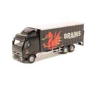 Oxford Diecast SP113 Volvo FH Curtainside Lorry - Brains