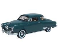 Oxford Diecast 1:87 1950 Studebaker Champion Starlight Coupe Aqua Green Collectable model 87SC50002