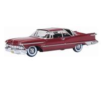 Oxford Diecast 1:87 Imperial Crown 2 Door Hardtop 1959 Radiant Red/Black Collectable model 87IC59003