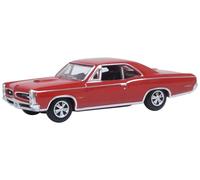 Oxford Diecast 1:87 Montero Red Pontiac GTO 1966 Collectable model 87PG66002
