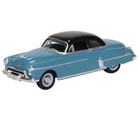 Oxford Diecast 87OR50002 Oldsmobile Rocket 88 Coupe 1950 Crest Blue/Black