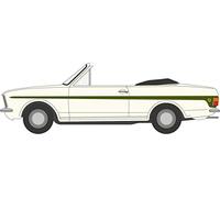 Oxford Diecast 43CCC002 Ford Cortina MkII Crayford Convertible Ermine White/Green