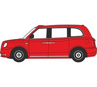 Oxford Diecast 43TX5002 LEVC TX5 Taxi Tupelo Red