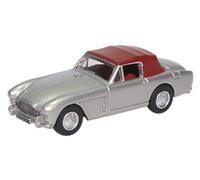 Oxford Diecast 76AMDB2004 Aston Martin DB2 MkIII DHC Snow Shadow Silver