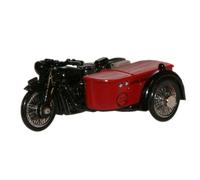 Oxford Diecast 76BSA003 BSA Motorcycle and Sidecar Royal Mail OO Gauge