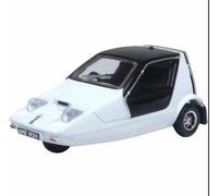 Oxford Diecast 76BUG002 Bond Bug White OO Gauge Scale