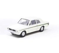 Oxford Diecast 76COR2008 Ford Cortina Mk2 Ermine White/Sherwood Green