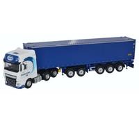 Oxford Diecast 76DXF001 DAF XF Euro 6 CombiTrailer/Container Maritime Transport