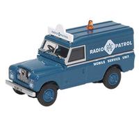 Oxford Diecast 76LAN2017 Land Rover Series II LWB Hard Top RAC Radio Patrol