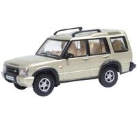 Oxford Diecast 76LRD2002 Land Rover Discovery 2 White Gold