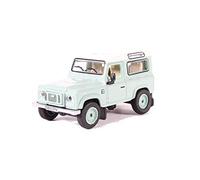 Oxford Diecast 76LRDF007HE Land Rover Defender 90 Station Wagon Grasmere Green (Heritage) OO Gauge