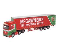 Oxford Diecast 76MB007 Mercedes Actros GSC Curtainside McGawn Bros