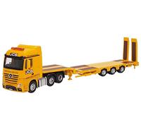 Oxford Diecast 76MB010 Mercedes Actros Semi Low Loader JCB