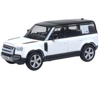 Oxford Diecast 76ND110X003 Land Rover Defender 110X New Fuji White