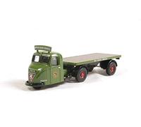 Oxford Diecast 76RAB005 BRS Parcels Scammell Scarab Flatbed Trailer