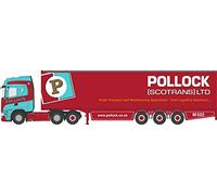 Oxford Diecast 76SNG002 Scania S Series Curtainside Pollock
