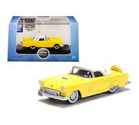 Oxford Diecast 87TH56005 1956 Ford Thunderbird Goldenglow Yellow/Colonial White