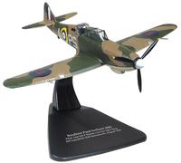 Oxford Diecast AC109 Boulton Paul Defiant 264 Sqn. RAF Hornchurch 1940 1:72 Scale Model Aircraft for Kids, Hobbyists, Model Builders
