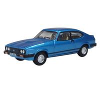 Oxford Diecast Ford Capri MkIII, Cosmos Blue Metallic, OO Gauge, Die-cast Metal Model