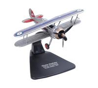 Oxford Diecast Gloster Gladiator Fighter Aircraft No. 72 Squadron, Church Fenton (1937) British Royal Air Force Oxford Aviation Series 1/72 Diecast Model Airplane AC122
