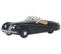 Oxford Diecast Jaguar XK120 Diecast Model Car in British Racing Green, 1:76 Scale Model 76XK120006, Adult Collectible