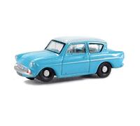 Oxford Diecast N105007 Caribbean Turquoise/White Ford Anglia