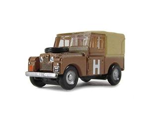 Oxford Diecast NLAN188002 Sand/Military Land Rover 88"